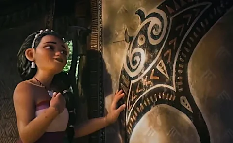 TattooTribes manta tattoo design used by Disney in the Moana 2 movie