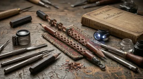 Pencil sculptures