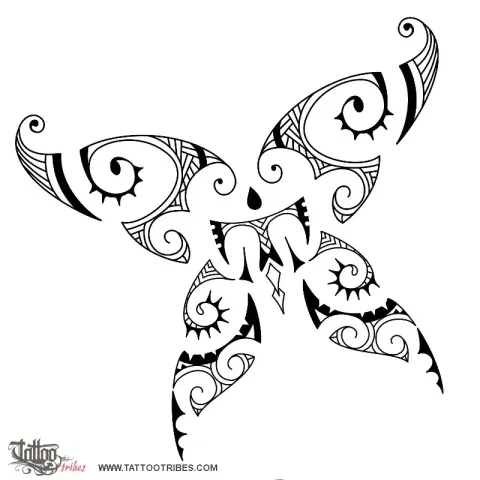 Maori style butterfly 1