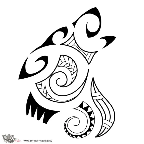 Maori style wolf