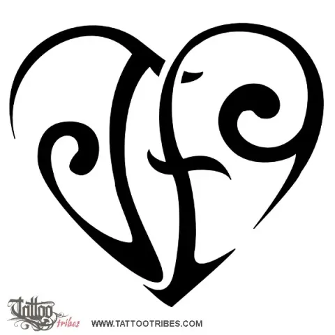 J+F heart
