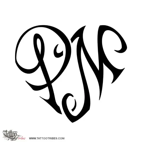 P+M heart