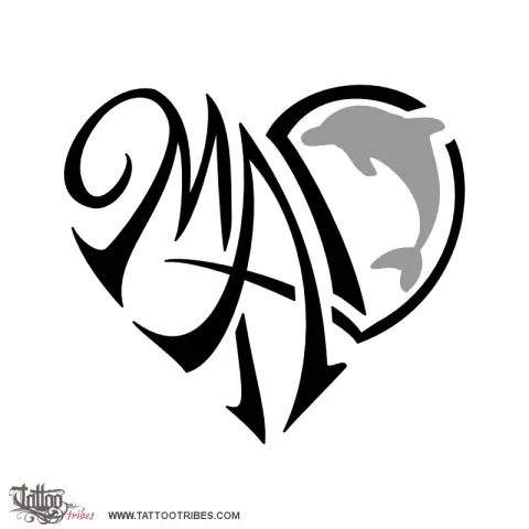 M+A+D heart