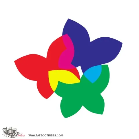 RGB butterflies