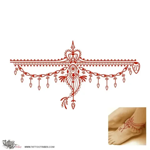 Mehndi ankleband