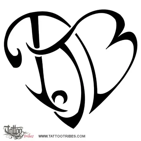 T+J+B heartigram