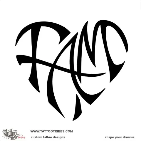 F+A+M heartigram