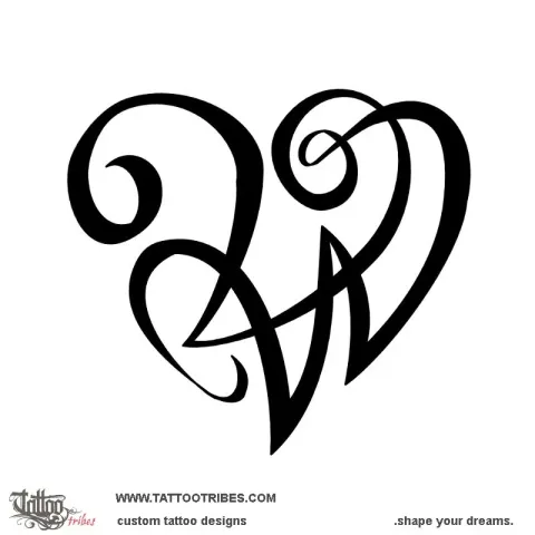 V+W heartigram