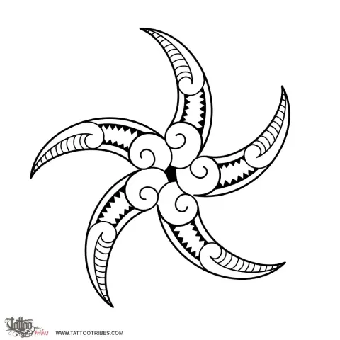 Maori style starfish
