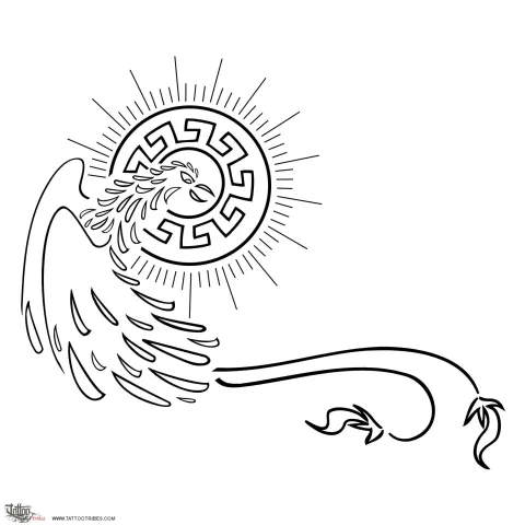 Greek phoenix