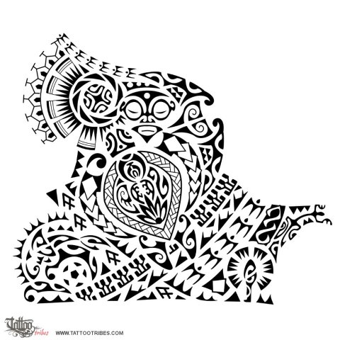 Kohara (Be passionate) tattoo design thumbnail
