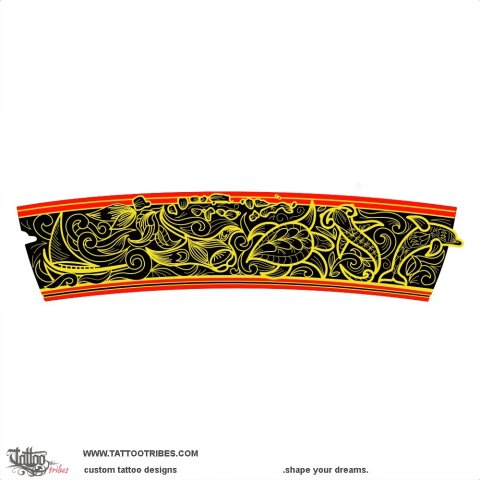 Maldives (Lacquer work) tattoo design thumbnail