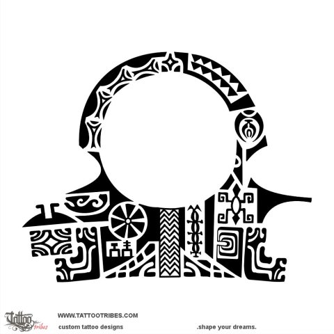 Punihele (Wanderlust) tattoo design thumbnail