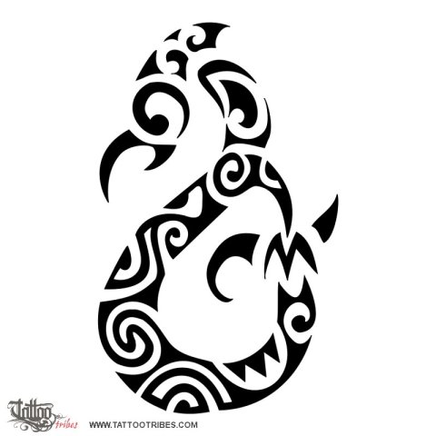Anahera (Angel) tattoo design thumbnail