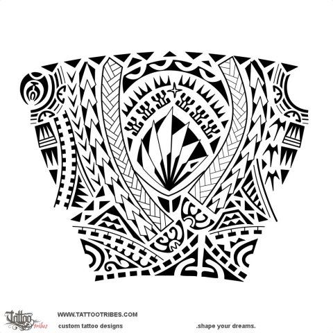 Fatu (Heart) tattoo design thumbnail