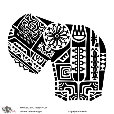 Pohu'e (Life) tattoo design thumbnail