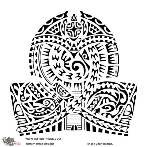 Papanai (Equal in size) tattoo design thumbnail