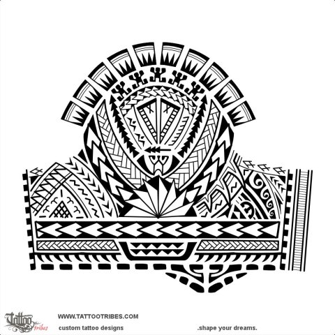 Taitai (Leader, to guide) tattoo design thumbnail