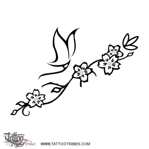 M+A butterfly (Rebirth) tattoo design thumbnail
