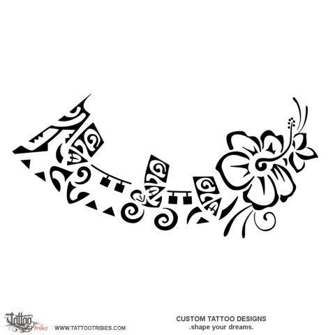 Triathlon (Manue) tattoo design thumbnail