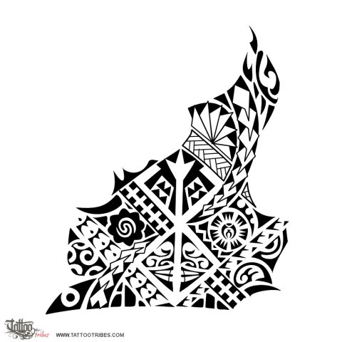 Warrior (Extension) tattoo design thumbnail
