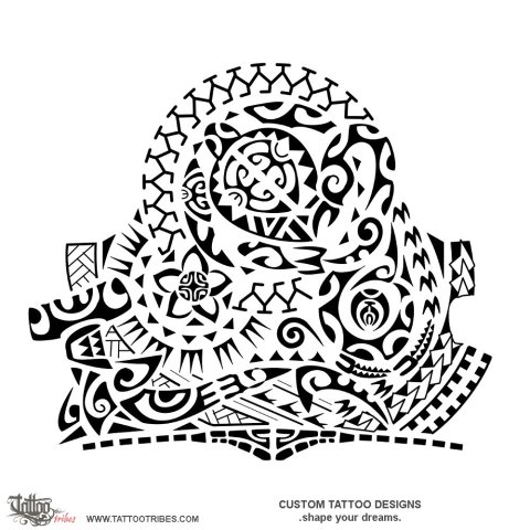 Taunaki (Support) tattoo design thumbnail