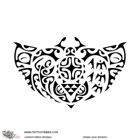 Reretau (In harmony) tattoo design thumbnail