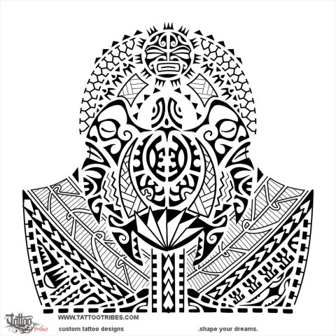 Pena (To guard) tattoo design thumbnail