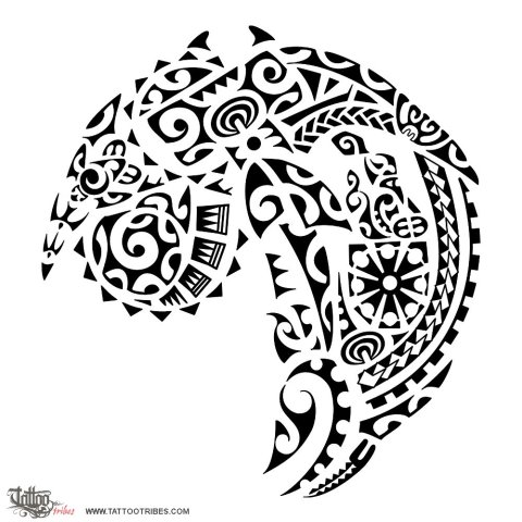 Puninga (Family, descent) tattoo design thumbnail