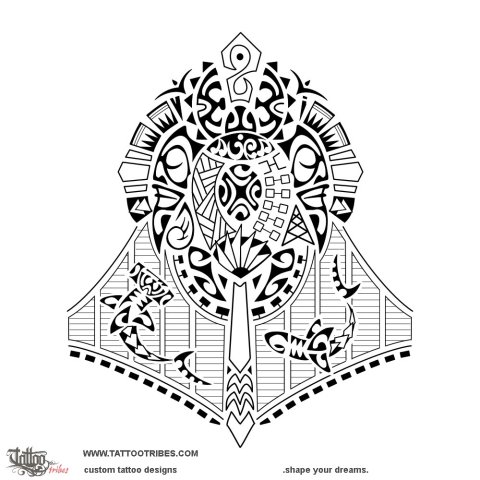 Euea (Powerful) tattoo design thumbnail