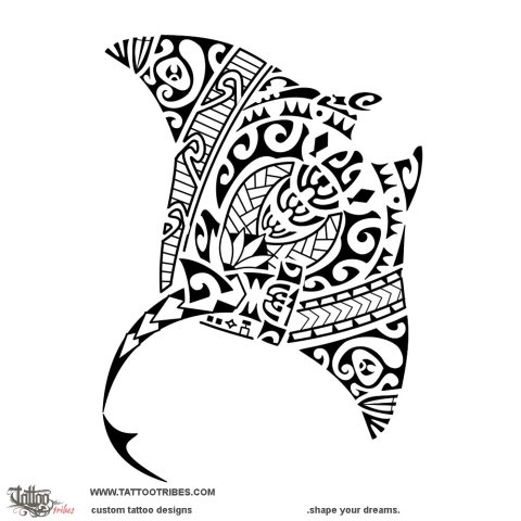 Ti'i Feti'i (Family protector) tattoo design thumbnail