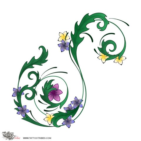 Femininity (Coverup) tattoo design thumbnail