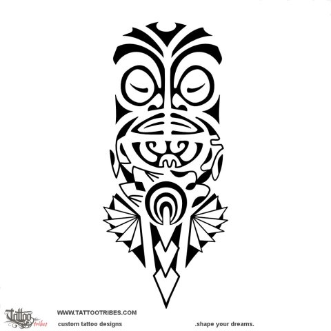 Atua (Ancestors,deities) tattoo design thumbnail