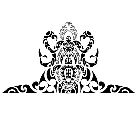 Maori half sleeve (Birth of an angel) tattoo design thumbnail