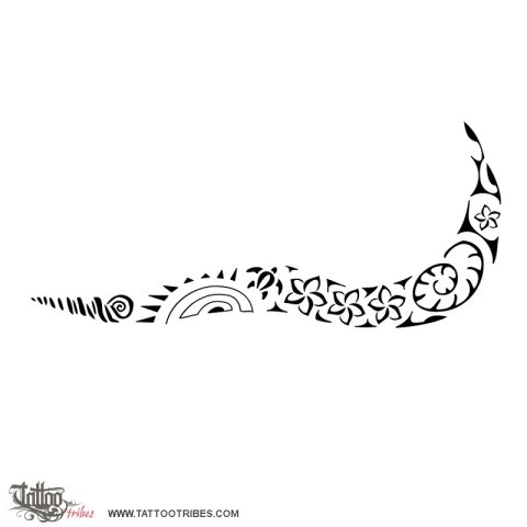 Waiata aroha (Love song) tattoo design thumbnail