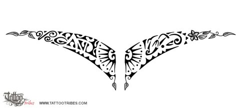 Vegan (Lower back) tattoo design thumbnail