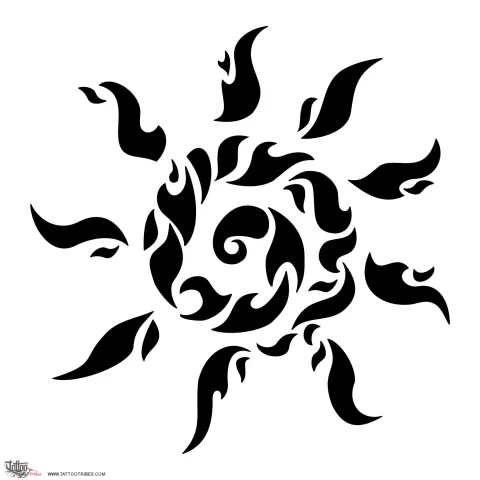 Fire sun