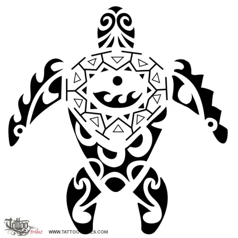 Sun and waves turtle