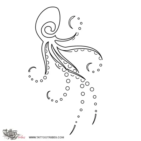 Stylized octopus