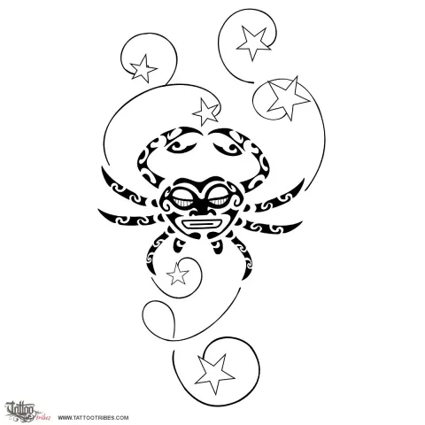 Crab and stars