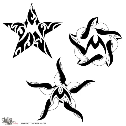 Tribal star + M