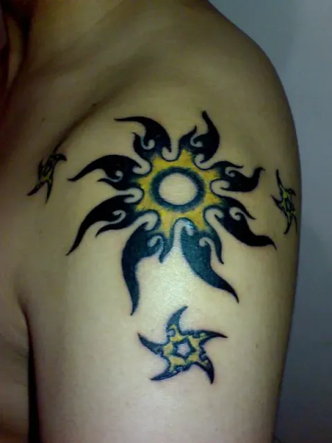 James - Sun and stars