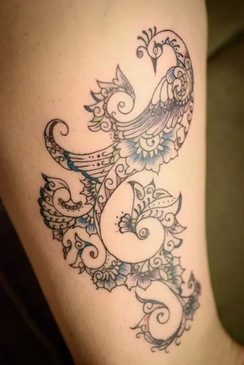Guest - mehndi peacock