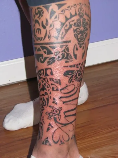 Matt - Polynesian leg piece