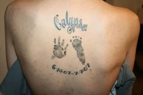 Melissa - Calypso memorial tattoo
