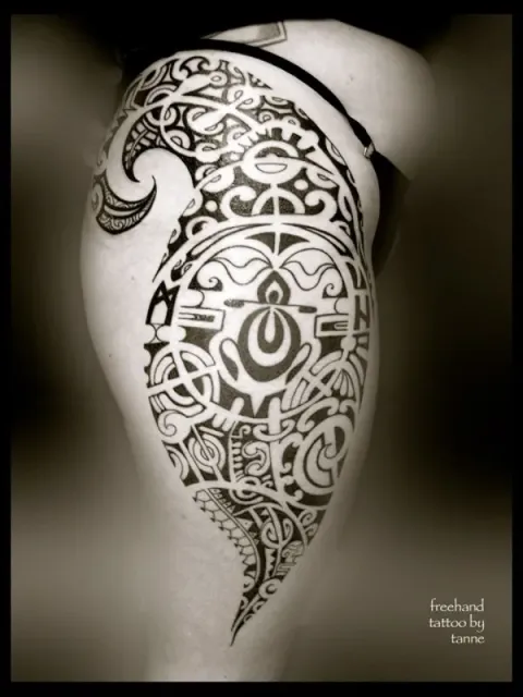 Tanne - Polynesian thigh