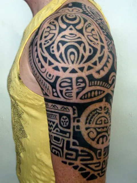 Tiki tattoo - Marquesan