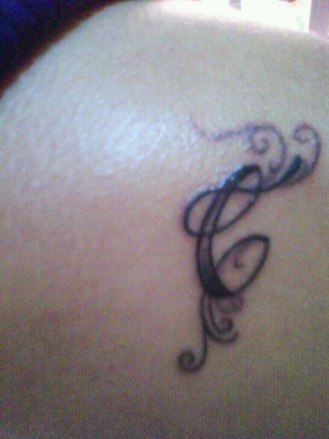 Calogero - C: real inked placement tattoo photo thumbnail