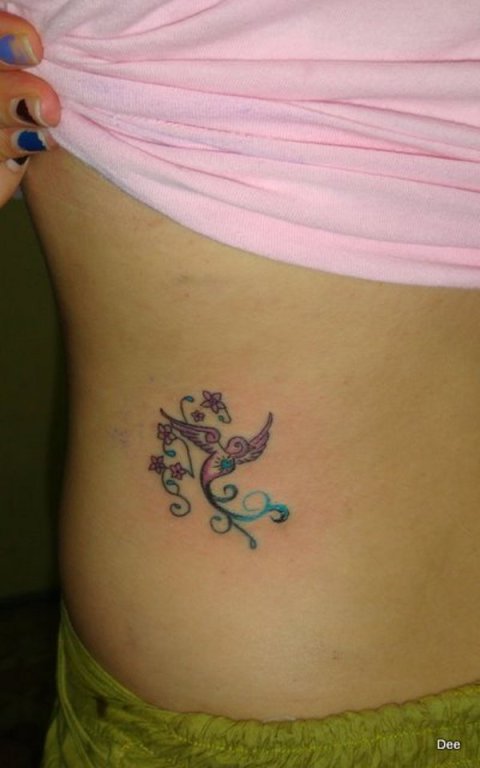 Dee - Sparrow: real inked placement tattoo photo thumbnail