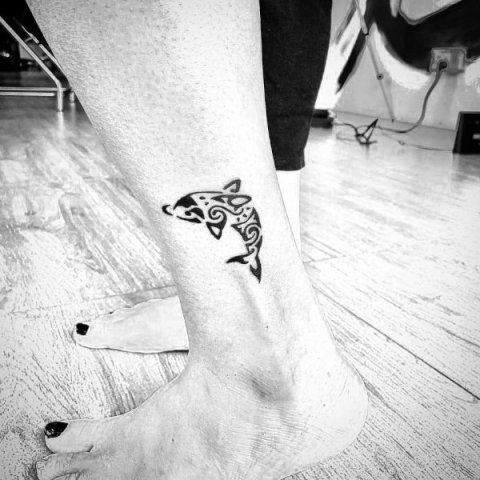 Guest - Dolphin: real inked placement tattoo photo thumbnail
